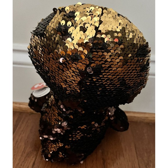 TY Flippable Beanie Boos DANGLER the Sequin Sloth Medium 9" WITH TAG - Picture 3 of 8